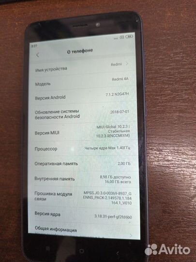 Xiaomi redmi 4A 16GB