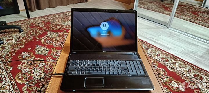 Ноутбук HP 17,3 озу 4Гб, ssd 120Гб