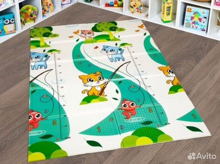 Новый складной детский коврик 120*180