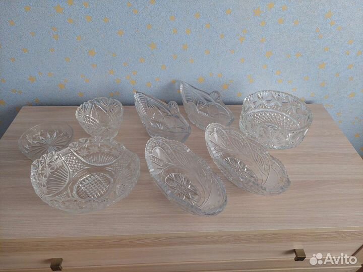 Салатник хрустальный