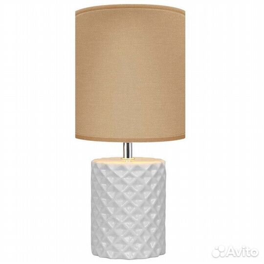 Лампа настольная ritter Squama E14 40Вт белый кофе