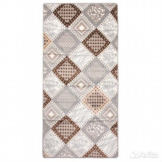 Ковер Соло прямоугольный 100х200 см, пп 100, джут