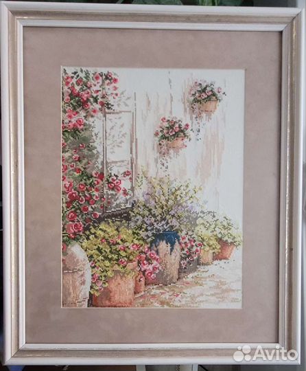 Картина вышитая крестом