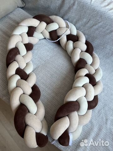 Бортик коса в кроватку