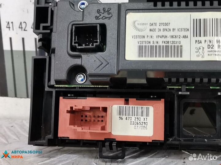 Блок управления печки / климат-контроля Peugeot