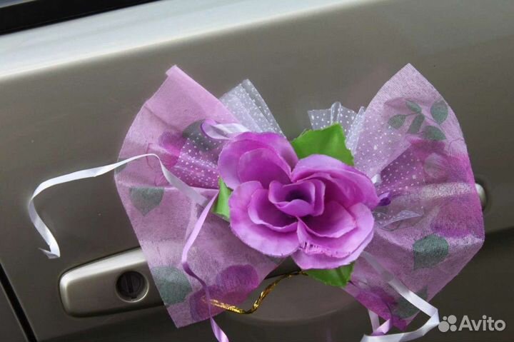 Украшение на свадебный автомобиль