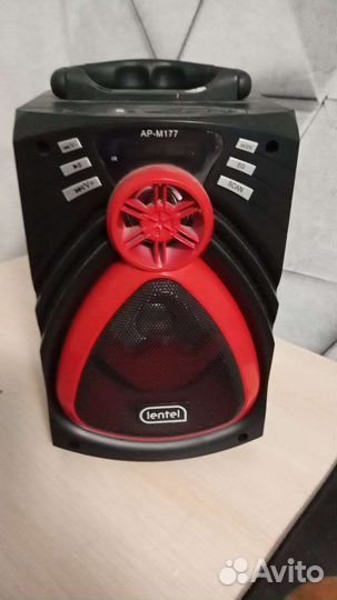 Колонка бокс, с радио и пультом, RGB подсветка