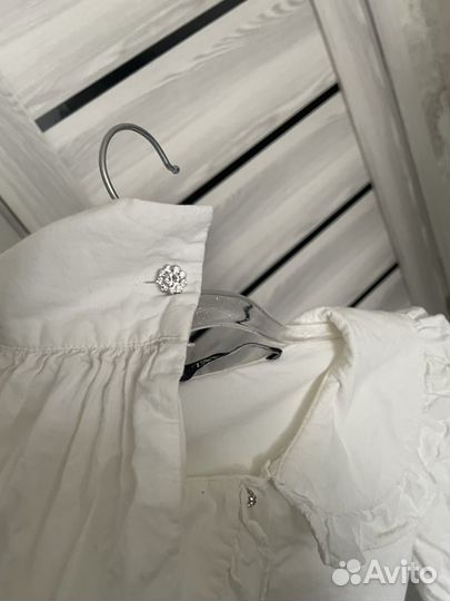 Рубашка zara укороченная