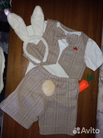 Костюм зайчика размер 98 104 110