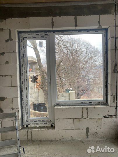 Балконный блок с дверью