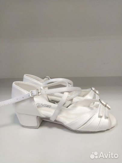 Новые туфли бальные для девочки размер 21см