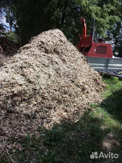 Опилки в мешках