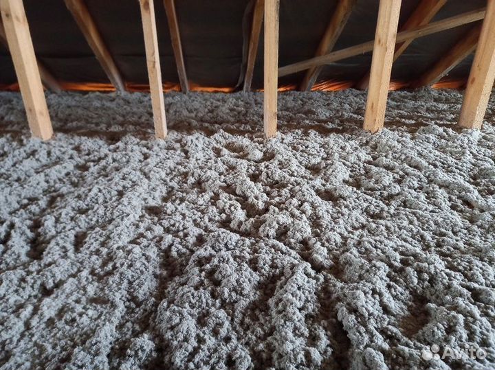 Утеплитель задувная вата