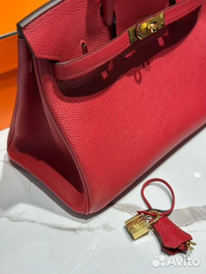 Сумка hermes birkin с позолотой