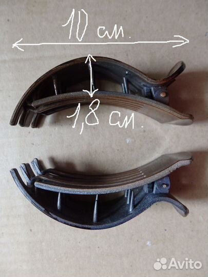 Заколки для волос: краб боковой и других видов