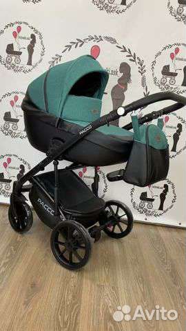 Новая детская коляска 2 в 1 Riko basic pacco