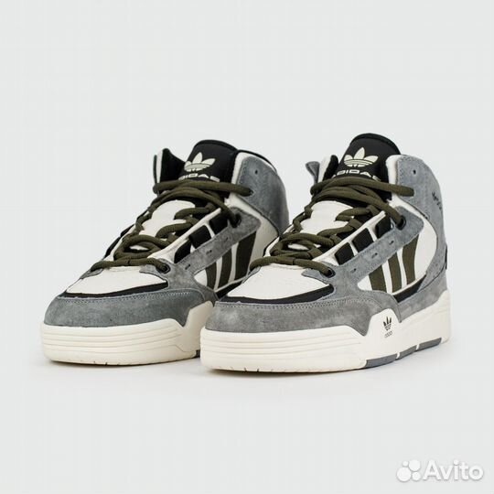 Adidas ADI2000 Mid Grey White with Fur