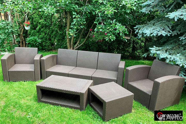 Комплект мебели Rattan Premium 5, венге