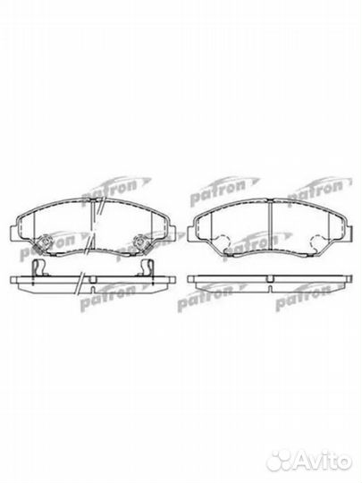 Колодки тормозные дисковые передние Kia Retona Spo