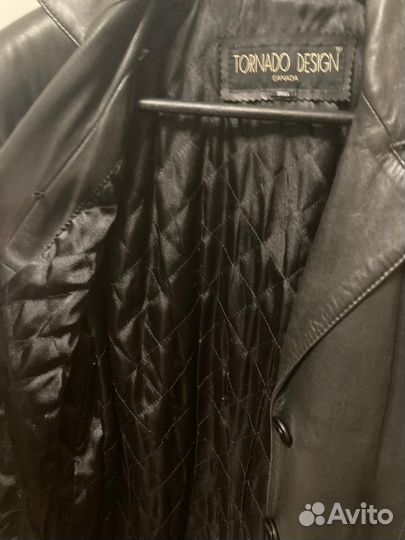 Курта кожаная женская демисезонная