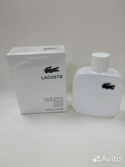 Мужские духи Lacoste Eau De L.12.12 Blanc 100мл