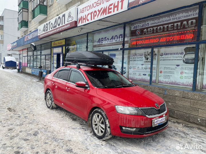 Бокс багажник на крышу Магнум 390 Быстросъем