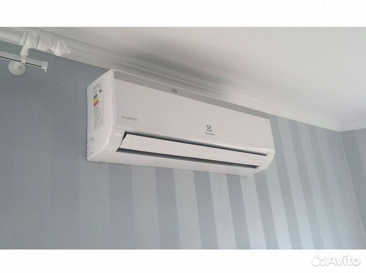 Сплит система с установкой