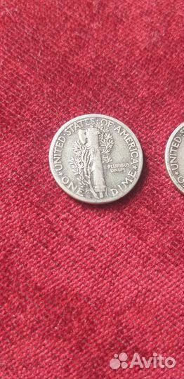 1 дайм (10 центов США)