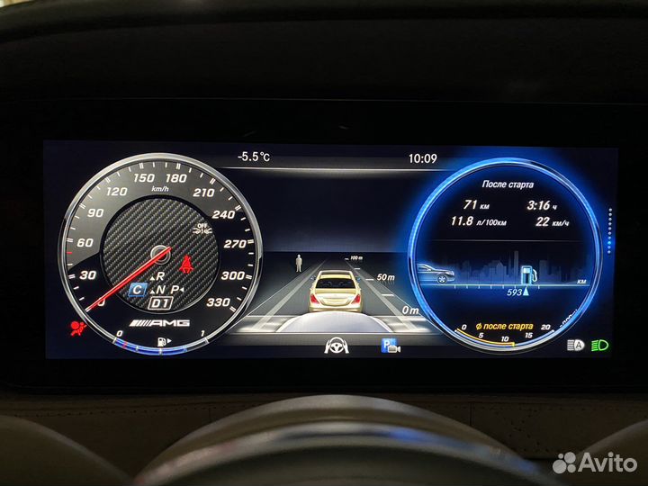Монитор рестайлинг комплект Mercedes w222 w217