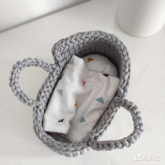 Люлька кроватка переноска для кукол