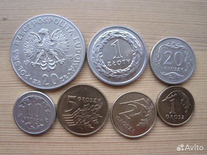 Монеты гдр, Чехословакия, Польша, Франция и др