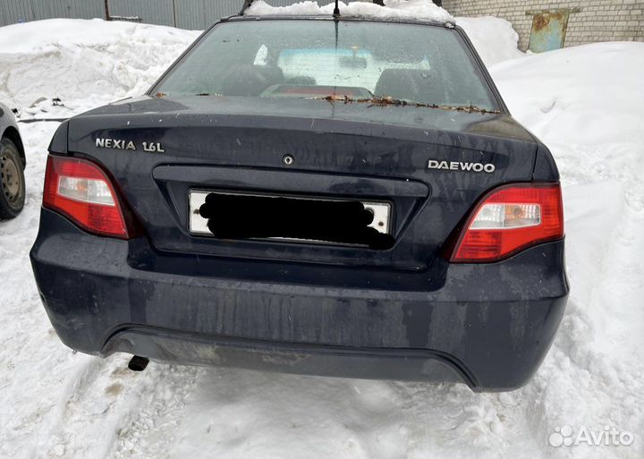 Задний бампер на daewoo nexia 2