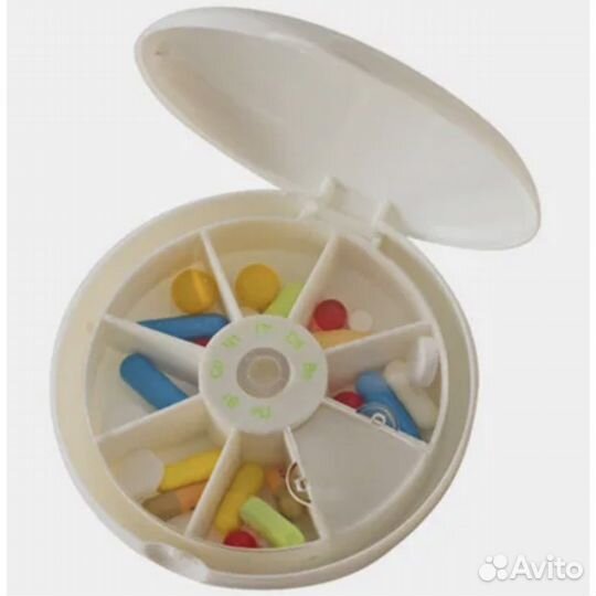 Таблетница пилюля на 7 дней