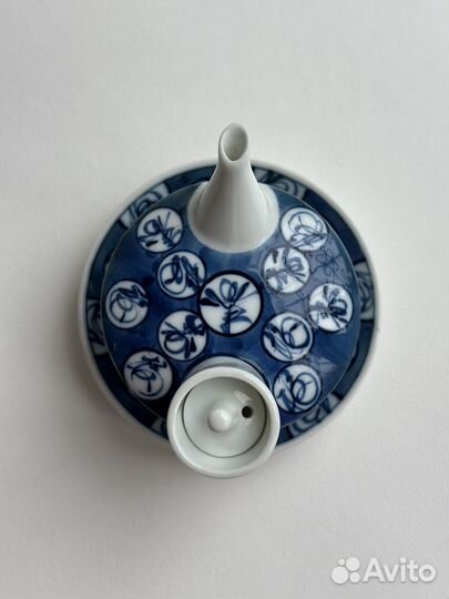 Соусник с блюдцем Япония винтаж