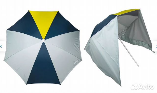 Пляжный зонт paruv Windstop UPF50+ 2 места radbug