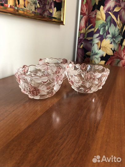 Салатник хрустальный