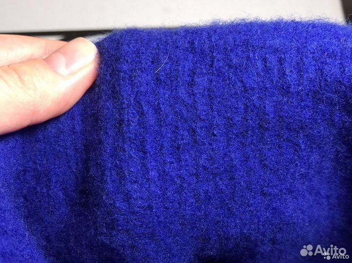 Новая детская зимняя шапка zara, шерсть, синий