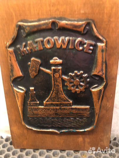 Табличка винтажная катовице