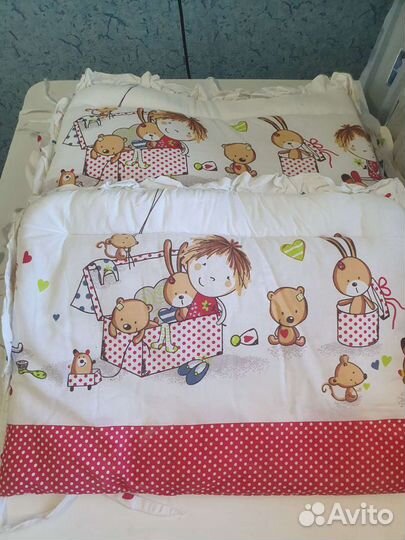 Бортики в детскую кроватку