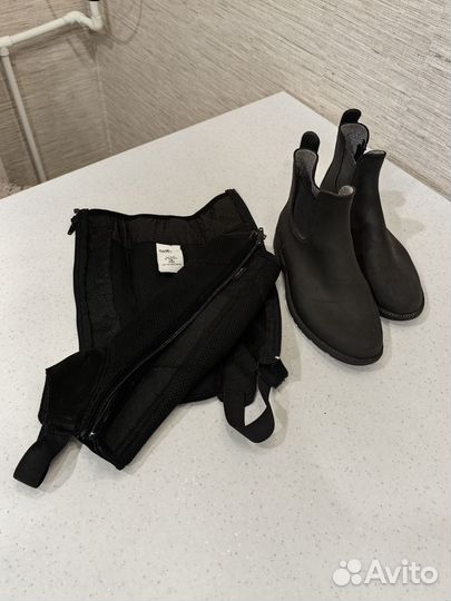 Ботинки и краги для верховой езды