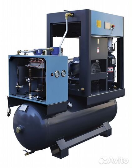 Компрессор 11 кВт винтовой на ресивере