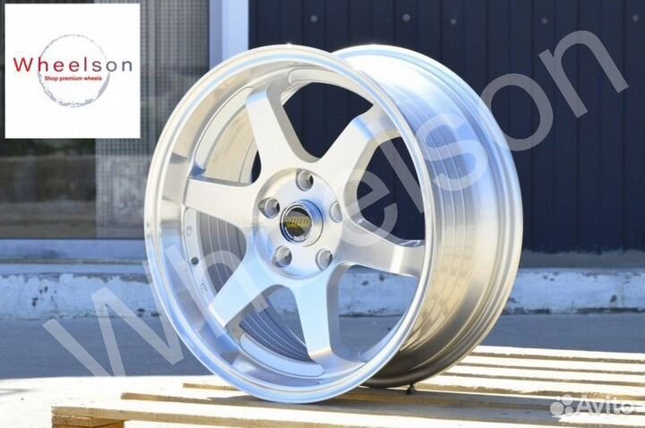 Диски R17 Volk Racing TE37SL Style 5/114.3 Silver