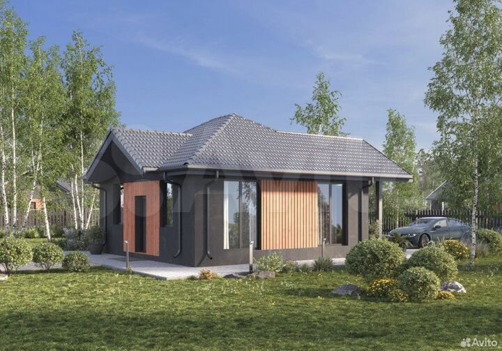 Дом 60 м² на участке 10 сот.