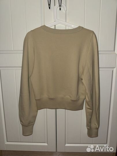 Свитшот uniqlo бежевый