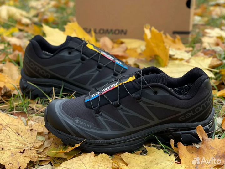 Кроссовки Salomon xt 6 gore tex черные