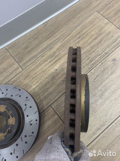 Диски тормозные передние для Камри v50