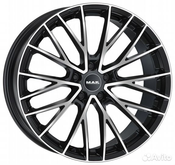 R19 5x114,3 8,5J ET40 D76 MAK Speciale Black Mirr