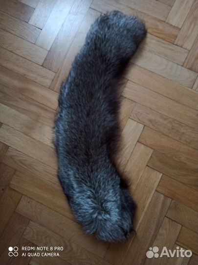 Воротник из меха чернобурки