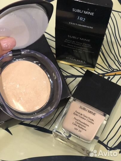 Тональный крем chanel, мас, пудра мас премиум каче