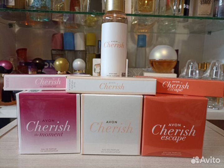 В наличии Cherish и наборы Avon